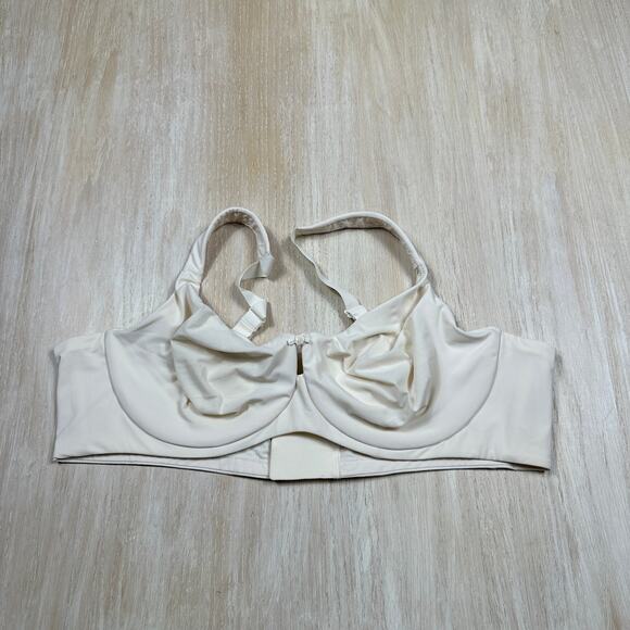 Cacique by Lane Bryant Cream Lightly Lined Full Coverage Underwire Bra 46C - Picture 1 of 13